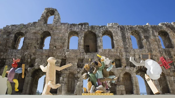 Πρώτες φωτογραφίες από την εγκατάσταση του Καβαλλιεράτου στο Ηρώδειο