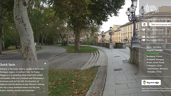 City Walks Live: Γίνετε περιηγητές του κόσμου με ένα κλικ