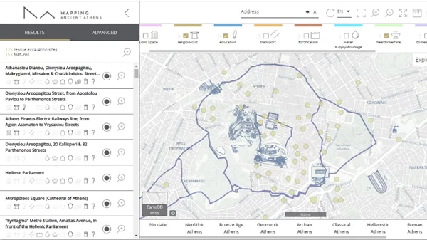 Μια καινοτόμα ψηφιακή πλατφόρμα αποκαλύπτει τον άγνωστο ιστό της αρχαίας Αθήνας