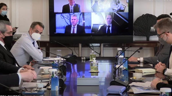 «Προβλέπουμε διπλασιασμό των αφίξεων στην Ελλάδα» - Τηλεδιάσκεψη του Πρωθυπουργού Κυριάκου Μητσοτάκη με τον Διευθύνοντα Σύμβουλο του TUI Group, Fritz Joussen