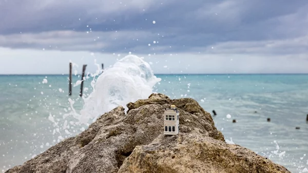 Το κτήριο της 103ης μινιατούρας Delftware της KLM βρίσκεται στο νησί της Αρούμπα 