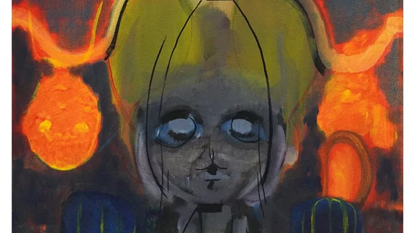 Ο Αλέξανδρος Γεωργίου συνομιλεί με τον Βασίλη Ντούπα στην γκαλερί Ρεβέκκα Καμχή