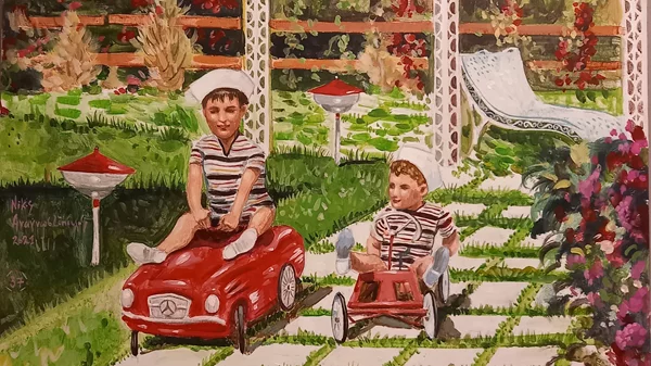 Πολύχρωμες "Μνήμες" στην έκθεση του Νίκου Αναγνωστόπουλου