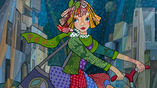 Δύο σύγχρονοι καλλιτέχνες ζωγραφίζουν την αισιόδοξη πλευρά της ζωής