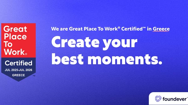 Η Foundever® αναγνωρίζεται για δεύτερη συνεχή χρονιά ως Great Place to Work στην Ελλάδα