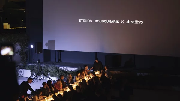 Stelios Koudounaris x attrattivo: Η capsule συλλογή παρουσιάστηκε σε ένα exclusive private dinner στον ιστορικό θερινό κινηματογράφο Cine Paris