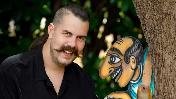 Αριστοφάνης για παιδιά με πρωταγωνιστή τον Καραγκιόζη του Ηλία Καρελλά