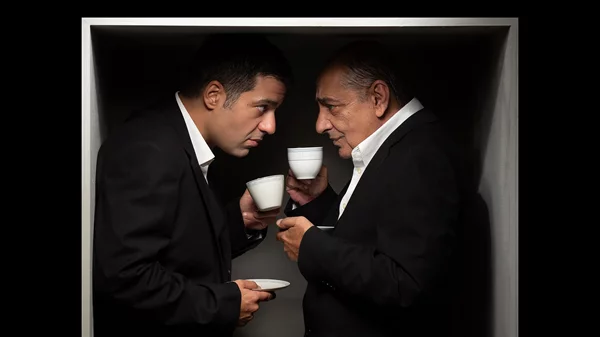 Καφετζόπουλος - Τιτόπουλος στο "The dumb waiter" του Πίντερ