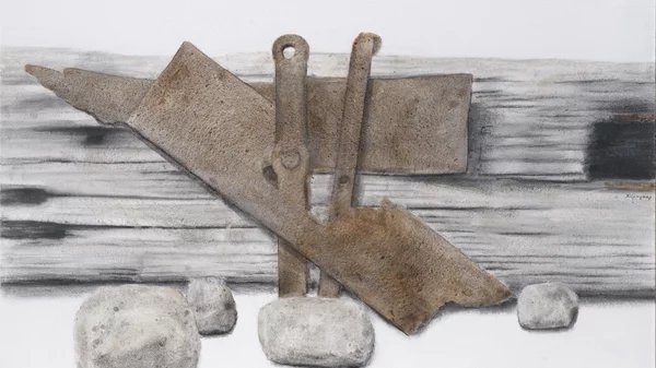 Ο Σωτήρης Σόρογκας ζωγραφίζει "Μνήμες απ’ την Ύδρα"