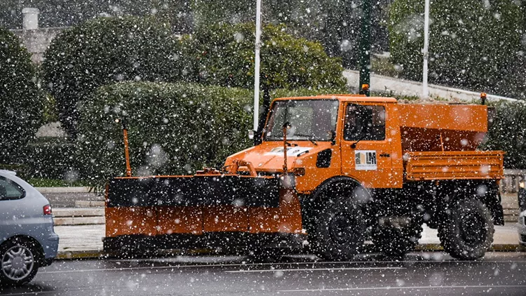Χιόνι Δήμος Αθηναίων
