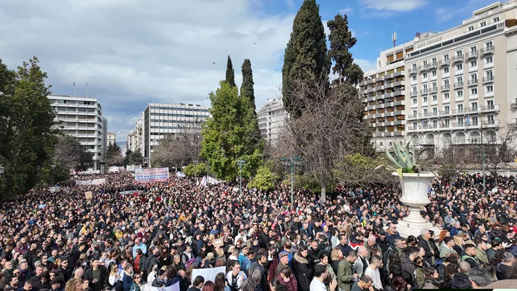 συγκέντρωση για τα Τέμπη