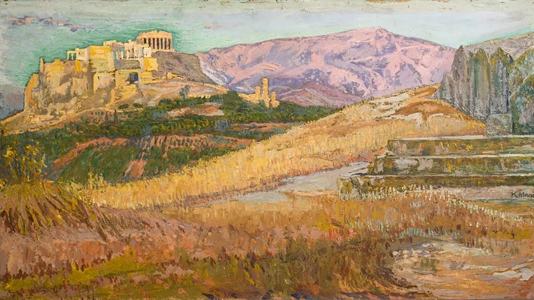 Κωνσταντίνος Μαλέας, Η Ακρόπολη απο την Πνύκα