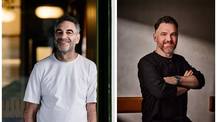 Γιώργος Πλατινός Rene Frank συναντιούνται στο The Zillers Pastry Bar