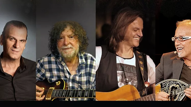 Ο Χρήστος Παπαδόπουλος, ο Βαγγέλης Δεληκούρας, ο Γιώργος Σαρρής και ο Θοδωρής Παπαδόπουλος