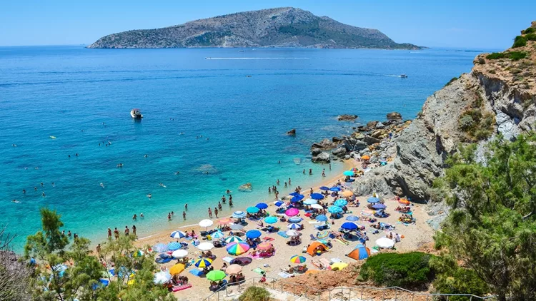 Η παραλία ΚΑΠΕ στα Λεγραινα