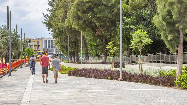 Αθήνα Αύγουστος Λεωφόρος Βασιλίσσης Όλγας πεζόδρομος