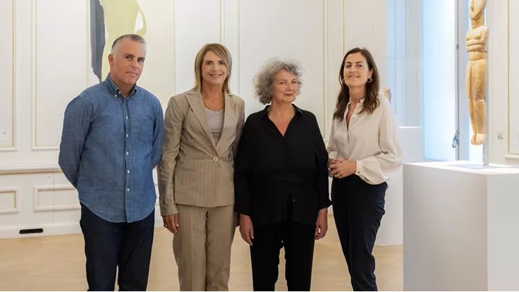 Douglas Fogle, Επιμελητής έκθεσης, Σάντρα Μαρινοπούλου, Πρόεδρος και Διευθύνουσα Σύμβουλος του Μουσείου Κυκλαδικής Τέχνης, Marlene Dumas, Αφροδίτη Γκόνου, Σύμβουλος Προγράμματος Σύγχρονης Τέχνης του Μουσείου Κυκλαδικής Τέχνης