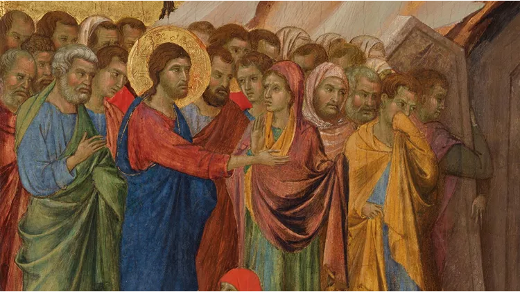 Duccio di Buoninsegna The Raising of Lazarus