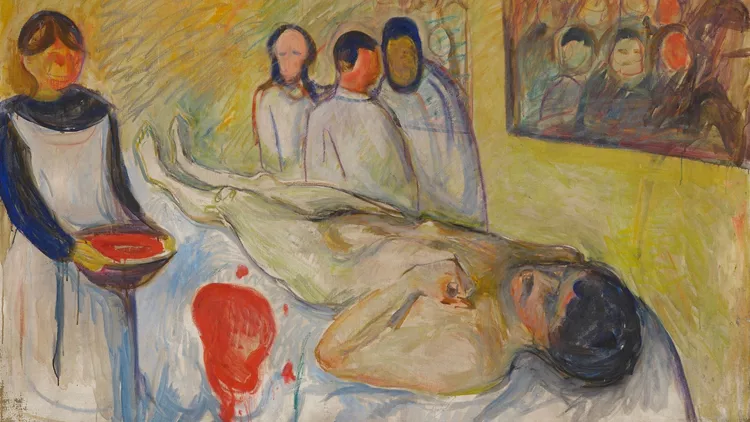 Edvard Munch On the Operating Table
