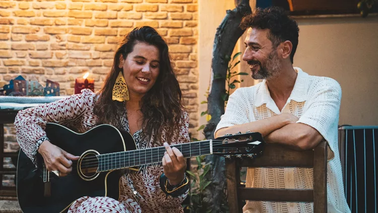 Στάθης Άννινος και Κατερίνα Πολέμη