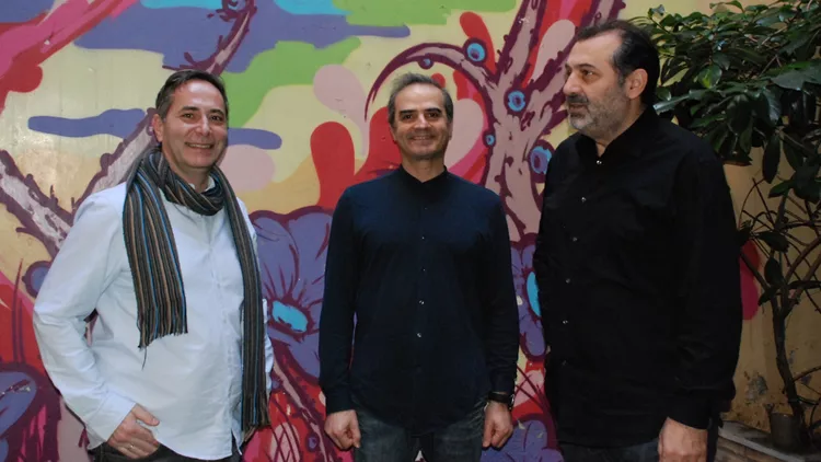 Haig Yazdjian, Γιώτης Κιουρτσόγλου και Βαγγέλης Καρίπης