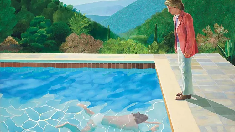 David Hockney Portrait of an artist