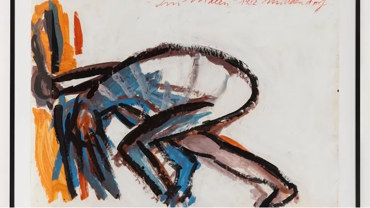 Helmut Middendorf While painting