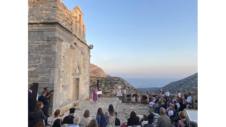 Από την τελετή απόδοσης του μνημείου