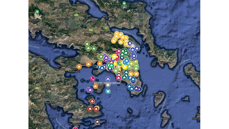 Οι θερμαινόμενες αίθουσες σε όλη την Αττική