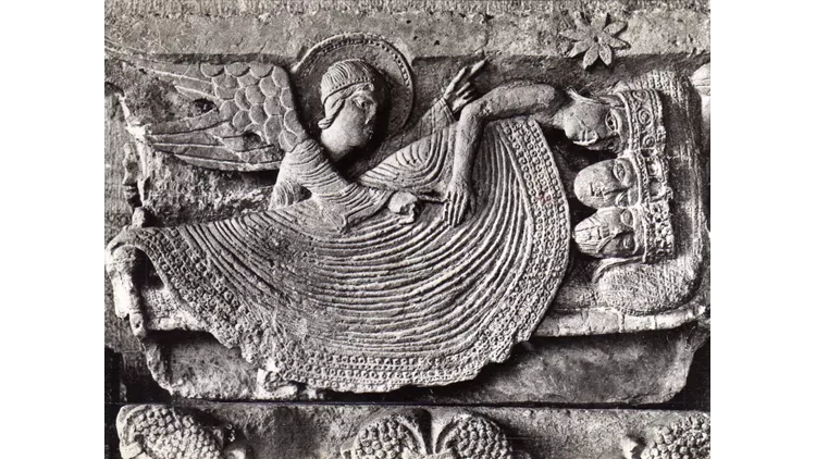 Όνειρο των μάγων (Le Sommeil des Mages), Chapiteau de Gislebertus, à la Cathédrale d’Autun (vers 1130)