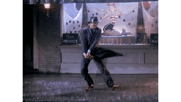 Gene Kelly βροχή