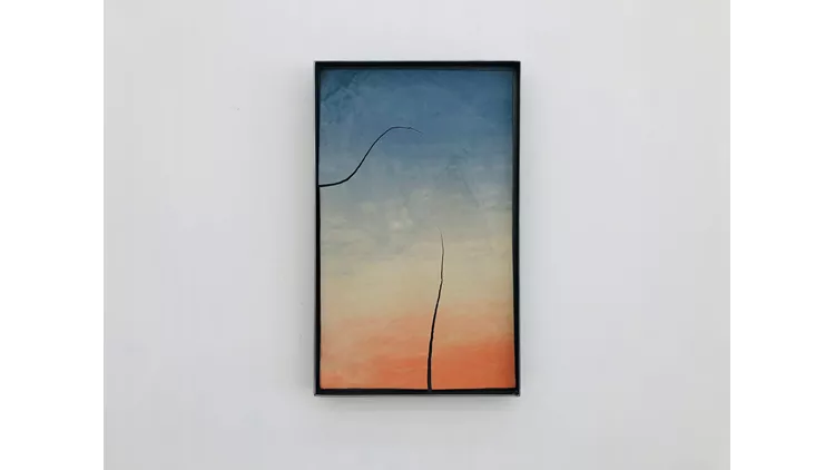 Vasilis Papageorgiou, 20.20, 2022, Ceramic and stell, 44 x 27 x 2 cm © the artist and Callirrhoë, Athens