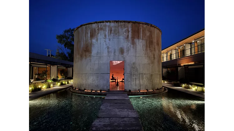 Το εστιατόριο Dex.Silo.01 στο Dexamenes Seaside Hotel, στην Κουρούτα Ηλείας