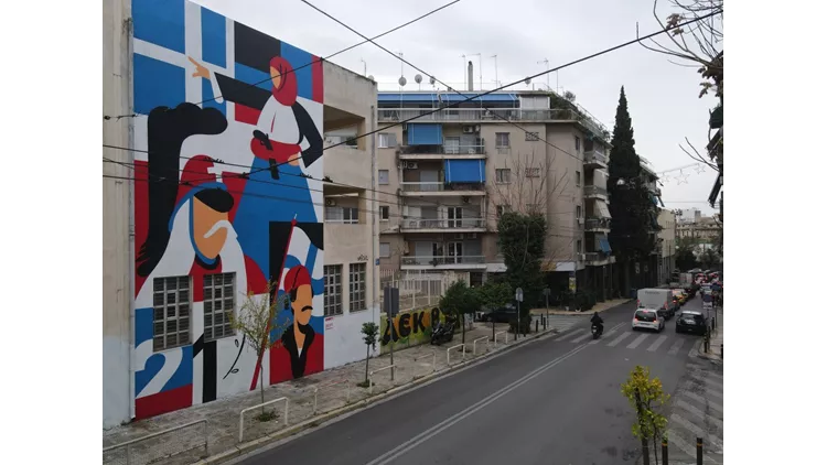 Τοιχογραφίες Δήμος Αθηναίων Επανάσταση
