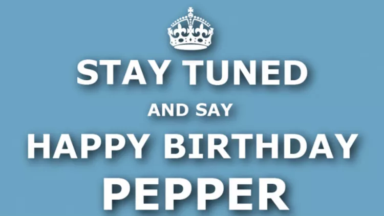 Happy Birthday, Pepper!