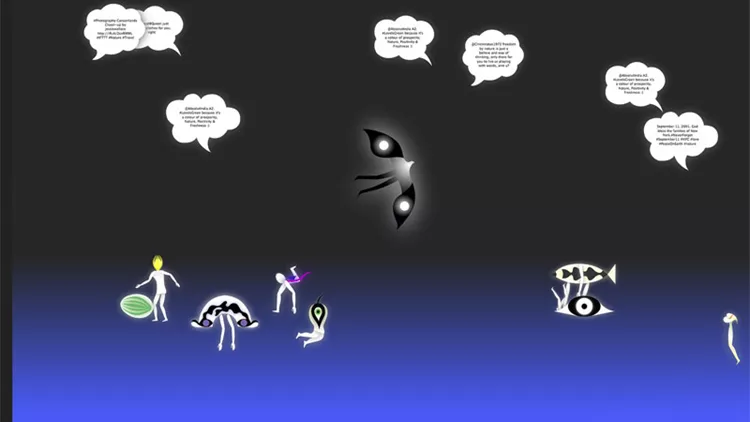 Μια εγκατάσταση του Άγγελου Πλέσσα στο Διεθνή Αερολιμένα Αθηνών