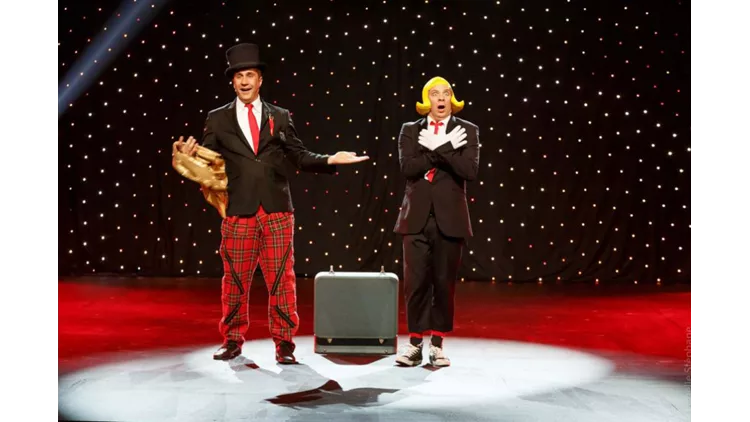 Παράσταση κλόουν στο Εργαστήρι Μαιρηβή