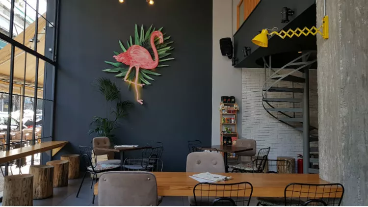 Flamingo drinks & food stories