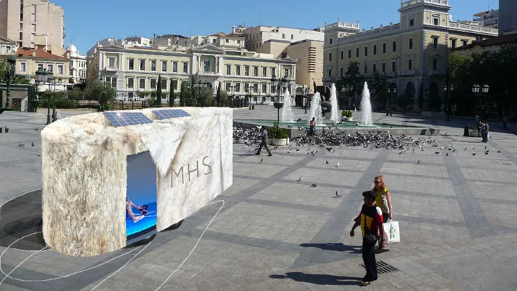 «Microclimatic Heat Shelter»: Μια κινητή μονάδα δροσιάς γυρνά το κέντρο της Αθήνας