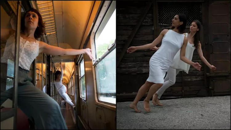 Ο σύγχρονος χορός επιβιβάζεται στο Τρένο στο Ρουφ