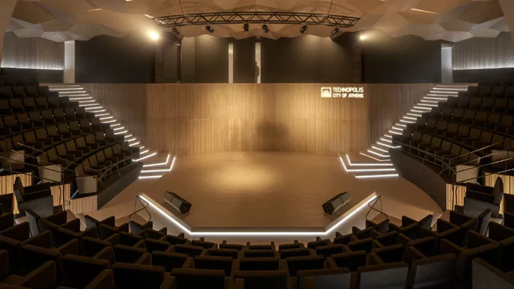 «Μιλτιάδης Έβερτ»: Το νέο υπερσύγχρονο αμφιθέατρο της Τεχνόπολης είναι εντυπωσιακό