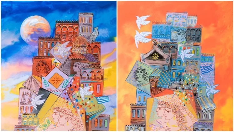 Πολύχρωμη, αλλά κλειστή η «πόλη» του Γιώργου Σταθόπουλου