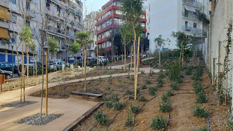Ένα νέο πυκνοφυτεμένο πάρκο 750 τ.μ. ανθίζει στο Παγκράτι