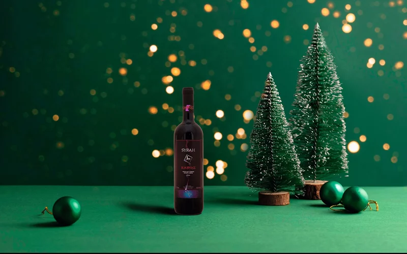 Domaine Kikones :  To Syrah 2015 με την grande XMAS δυναμική!
