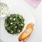 Πράσινη σαλάτα  με σάλτσα τεκίλα - λάιμ 