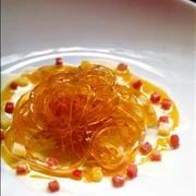 Ταλιατέλες από κονσομέ καρμπονάρα του Ferran Adria