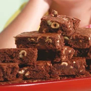 Μπράουνις με σοκολάτα και φουντούκι 