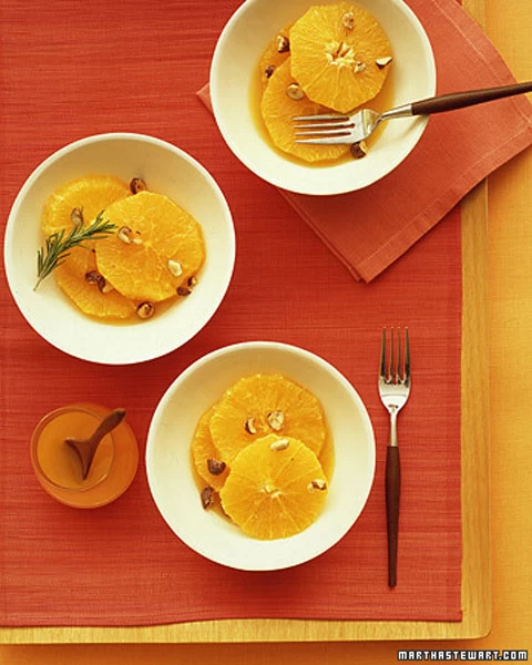 Φρουτοσαλάτα με μανταρίνια σε αρωματικό σιρόπι