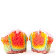 Cupcakes ουράνιο τόξο  