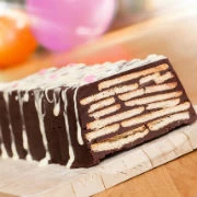 Κορμός σοκολάτας (μωσαϊκό) με φιστίκι Αιγίνης